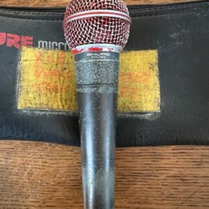 Shure SM58 Microphone Vintage Porsche Logo
